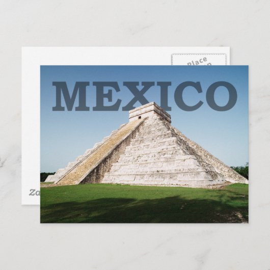Carte Postale Mexique (Devant / Derrière)