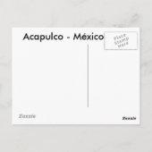 Carte postale - Mexique (Dos)
