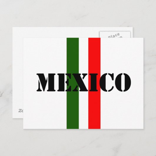 Carte Postale Mexique (Devant / Derrière)