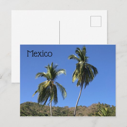 Carte postale Mexique (Devant / Derrière)