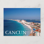 Carte Postale Mexique, Cancun, Vue Aérienne Des Hôtels (Devant)