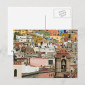 Carte Postale Mexique, État de Guanajuato, Guanajuato. Templo de (Devant / Derrière)