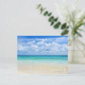 Carte Postale Mexique, Playa Del Carmen, plage tropicale (Debout devant)