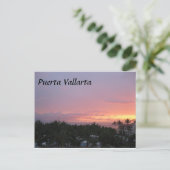 Carte Postale Mexique Puerta Vallarta coucher de soleil (Debout devant)