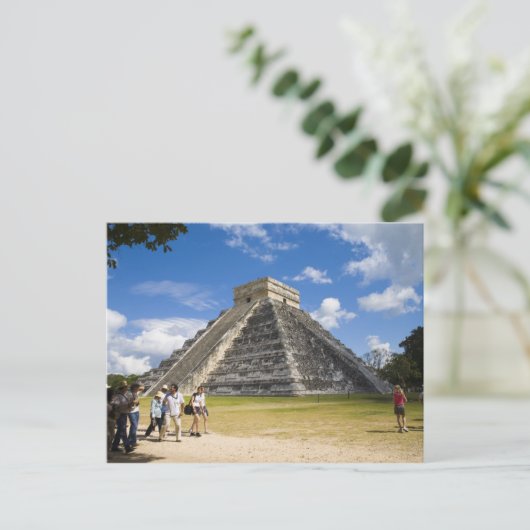 Carte Postale Mexique, Quintana Roo, près de Cancun, Chichen 4 (Debout devant)