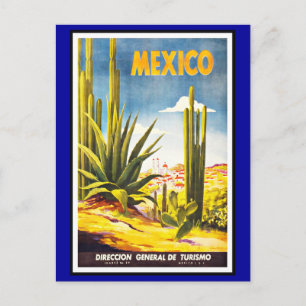 Carte postale Mexique Salutations Vintage