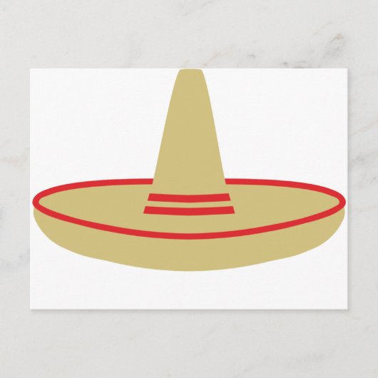 Carte Postale mexique sombrero (Devant)