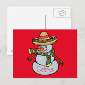 Carte Postale Mexique Sombrero Père Noël Thunder_Cove (Devant / Derrière)