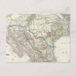 Carte Postale Mexique, Texas, Californie, C Amérique