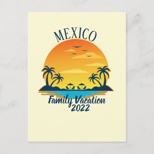 Carte Postale Mexique Vacances 2021 Voyage Groupe Correspondance (Devant)