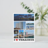 Carte Postale Mexique - Veracruz - J'aime - (Debout devant)