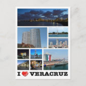 Carte Postale Mexique - Veracruz - J'aime - (Devant)