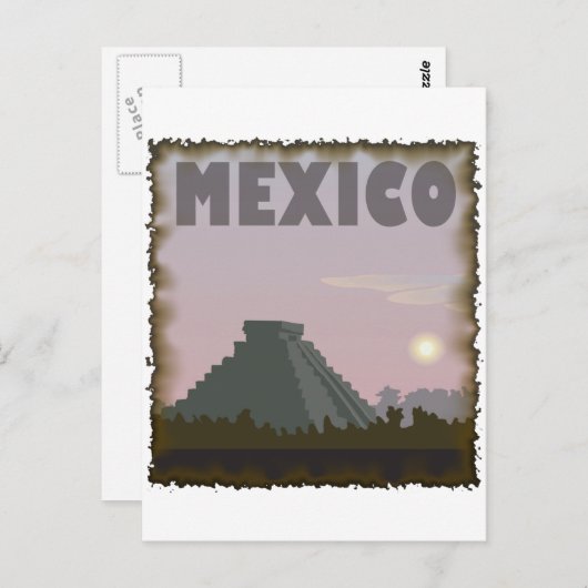 Carte Postale Mexique vintage (Devant / Derrière)