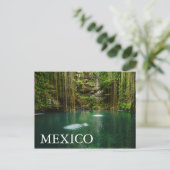 Carte Postale Mexique, Yucatan, Lac Pittoresque (Debout devant)