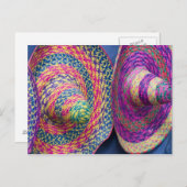 Carte Postale Mexique, Yucatan, Mérida, traditionnel tissé (Devant / Derrière)