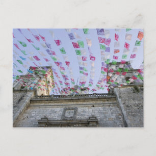 Carte Postale Mexique, Yucatan, Valladolid, La Parraquia de San