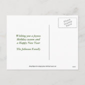 Carte postale Meyers Parrot Christmas Holiday (Dos)