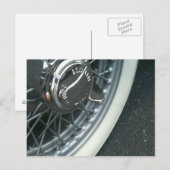 Carte Postale MG 1600 Roue (Devant / Derrière)