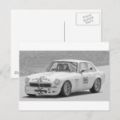Carte Postale MG noir et blanc (Devant / Derrière)