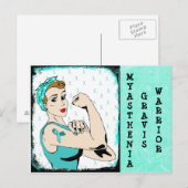 Carte postale MG Warrior Lady (Devant / Derrière)