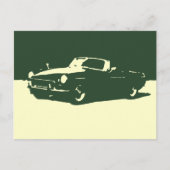 Carte Postale MGB, 1971 - Racing green on light postcard (Devant)
