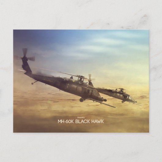 Carte postale MH-60K Black Hawk (Devant)