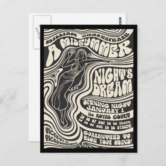 Carte Postale Mi-été de l'amour (Devant / Derrière)