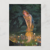 Carte Postale Mi-été Eve c. 1908 par Edward Robert Hughes (Devant)
