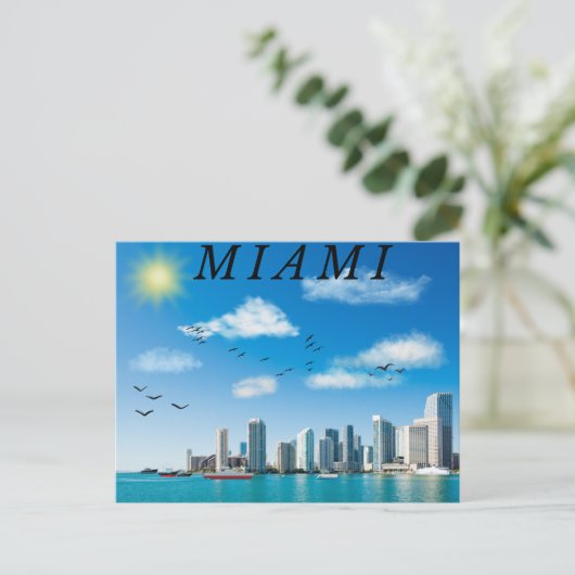 Carte Postale Miami (Debout devant)