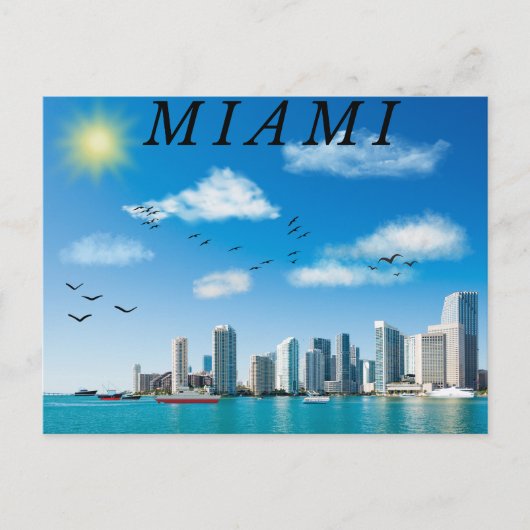 Carte Postale Miami (Devant)