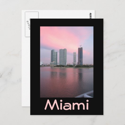 Carte Postale Miami (Devant / Derrière)