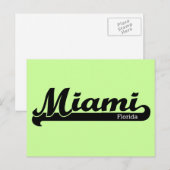 Carte postale Miami (Devant / Derrière)