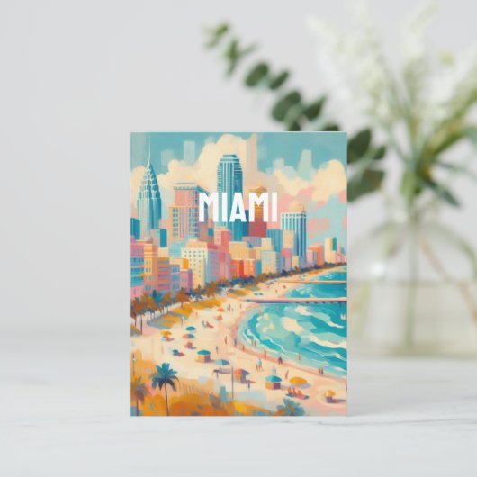 Carte Postale miami (Debout devant)