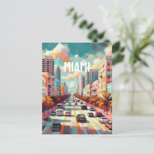 Carte Postale miami (Debout devant)