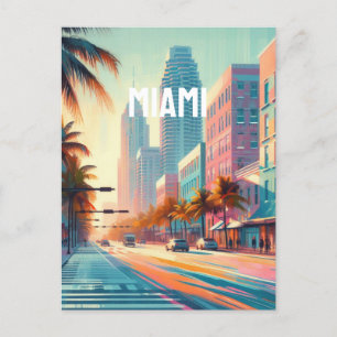 Carte Postale miami