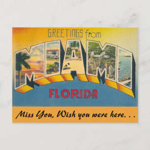 Carte Postale Miami