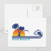 Carte Postale Miami Beach (Devant / Derrière)
