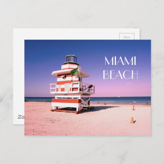 Carte Postale Miami Beach #01 (Devant / Derrière)