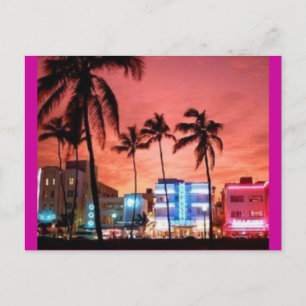 Carte Postale Miami Beach, Florida