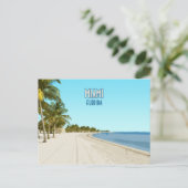 Carte Postale Miami Beach Florida Vintage (Debout devant)