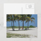 Carte Postale Miami Beach Floride (Devant / Derrière)