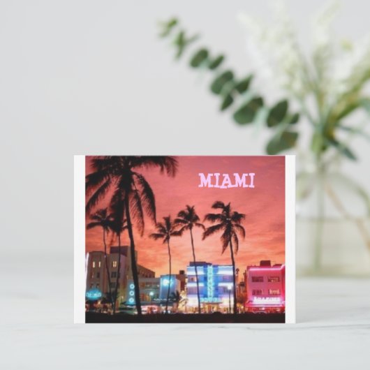Carte Postale Miami Beach, Floride (Debout devant)