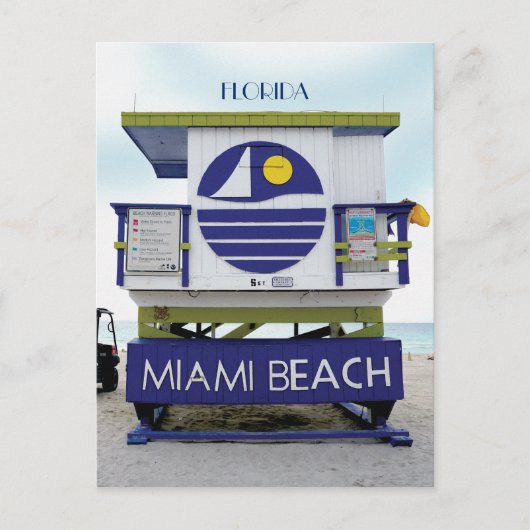 Carte Postale Miami Beach Floride #02 (Devant)