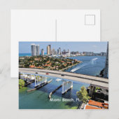Carte Postale Miami Beach, Floride photo panoramique (Devant / Derrière)