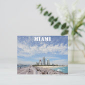 Carte Postale Miami Beach Floride South Pointe Park Pier Travel (Debout devant)