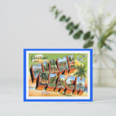 Carte Postale Miami Beach Floride Travel US City (Debout devant)