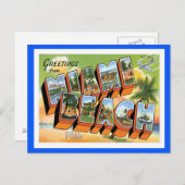 Carte Postale Miami Beach Floride Travel US City (Devant / Derrière)