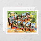 Carte Postale Miami Beach Floride Travel US City (Devant / Derrière)