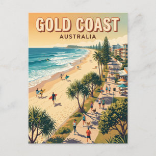 Carte Postale Miami Beach Gold Coast Australie