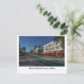 Carte Postale Miami Beach Ocean Drive (Debout devant)